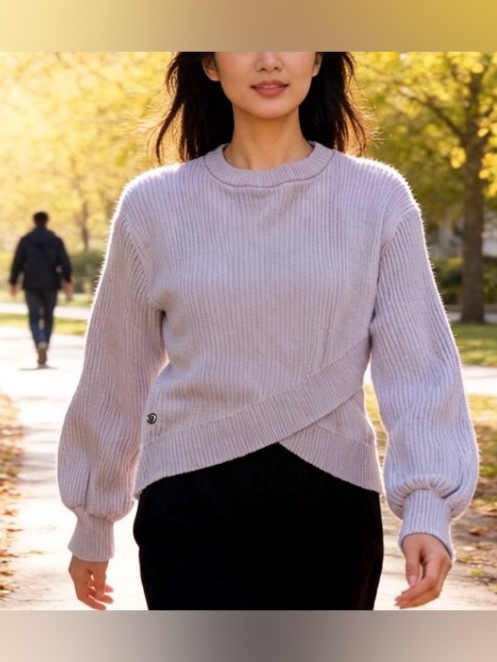 lululemon athletica Ribbed Reversible Crewneck Sweater